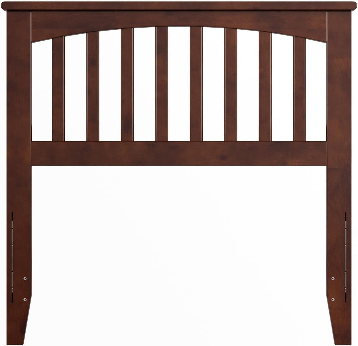 , Mission Twin Solid Wood Headboard, Walnut