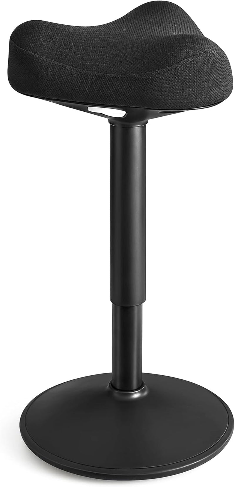 Ergonomic Wobble Stool, Height Adjustable Standing Desk Stool 23.3-33.1 Inches, Swivel Balance Chair with Non-Slip Base, Saddle Seat, for Active Sitting, Office, Home, Ink Black UOSC008B01