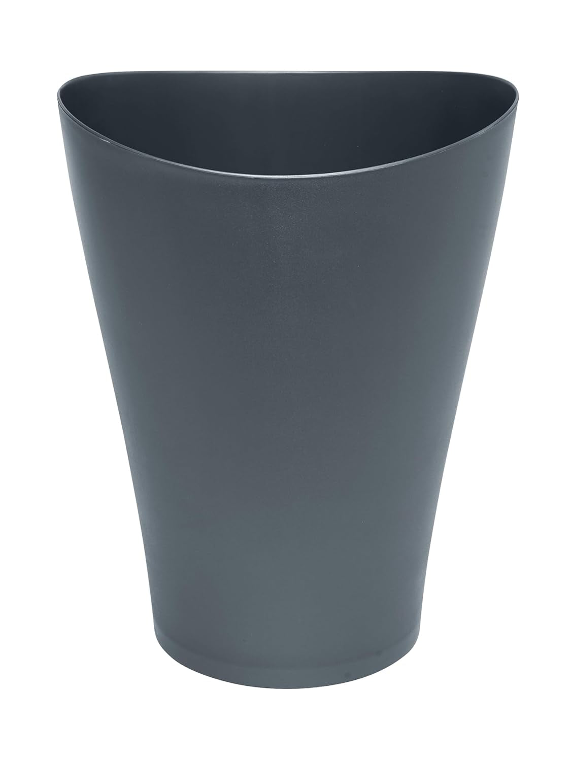 Spa Works Vanity Wastebasket Home/Bathroom/Office Use Small 2.25 Gallon Plastic Gunmetal Blue Home/Kitchen/Garage/Apartment/Office