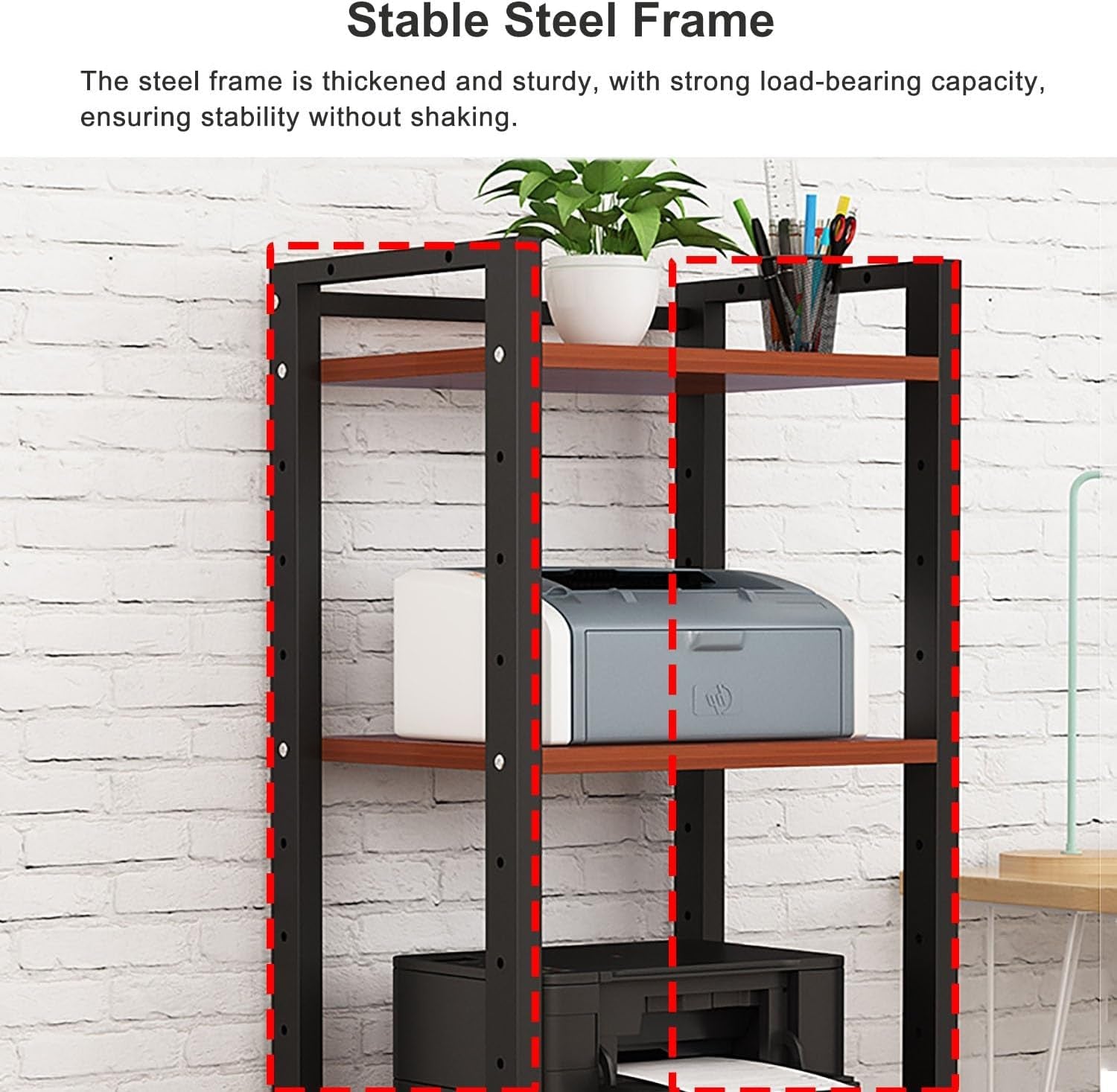 7-Tier Heavy Duty Audio Component Rack, 140Cm Tall - Hifi Amplifier Rack/Audio-Video Shelving - CD Record Player Stereo Receiver AV Equipment Cabinet Display Stand(B)
