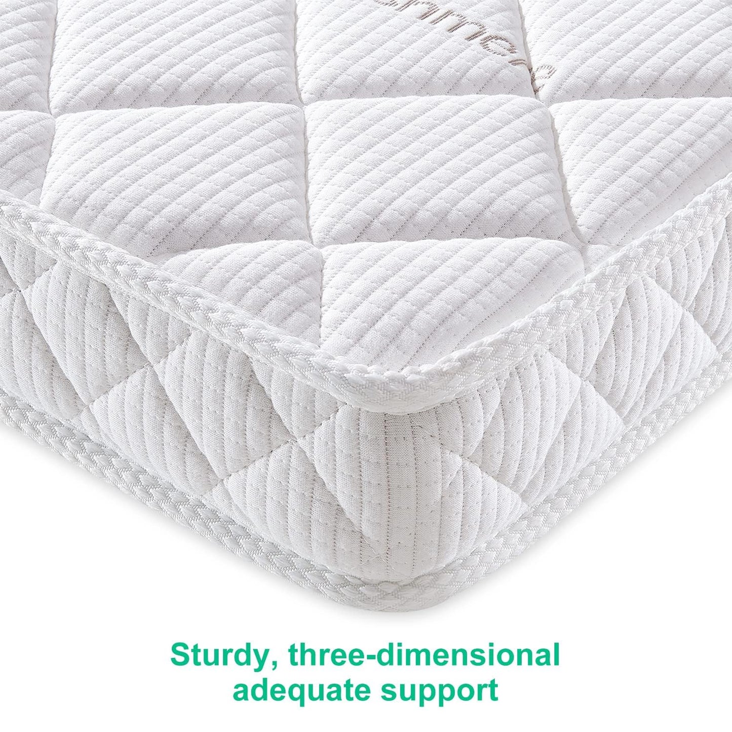 Premium Crib & Toddler Mattress,100% Knitted Fabric, Premium Fleece Surface-Hypoallergenic, 5" Thick Firm Soft Crib Mattress, Non-Toxic - Fits Standard Cribs & Toddler Beds