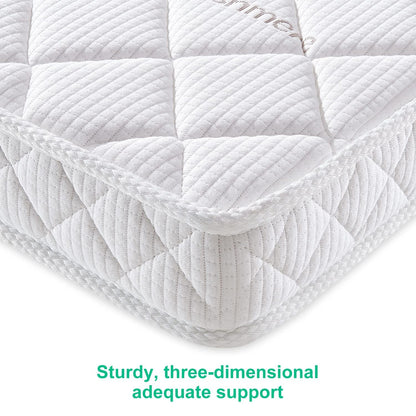 Premium Crib & Toddler Mattress,100% Knitted Fabric, Premium Fleece Surface-Hypoallergenic, 5" Thick Firm Soft Crib Mattress, Non-Toxic - Fits Standard Cribs & Toddler Beds