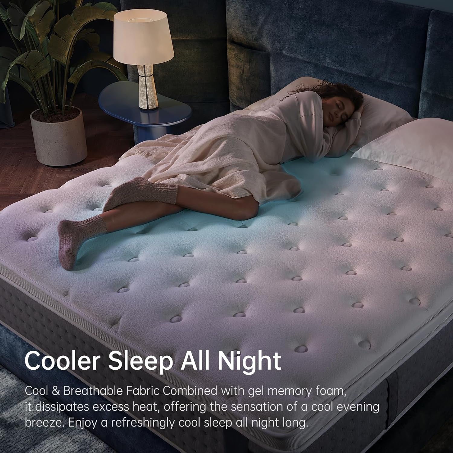 Queen Size Mattress 12 Inch, Medium Soft Hybrid with Memory Foam& Individually Wrapped Pocket Coils for Support,Certipur-Us Certified,Fiberglass-Free