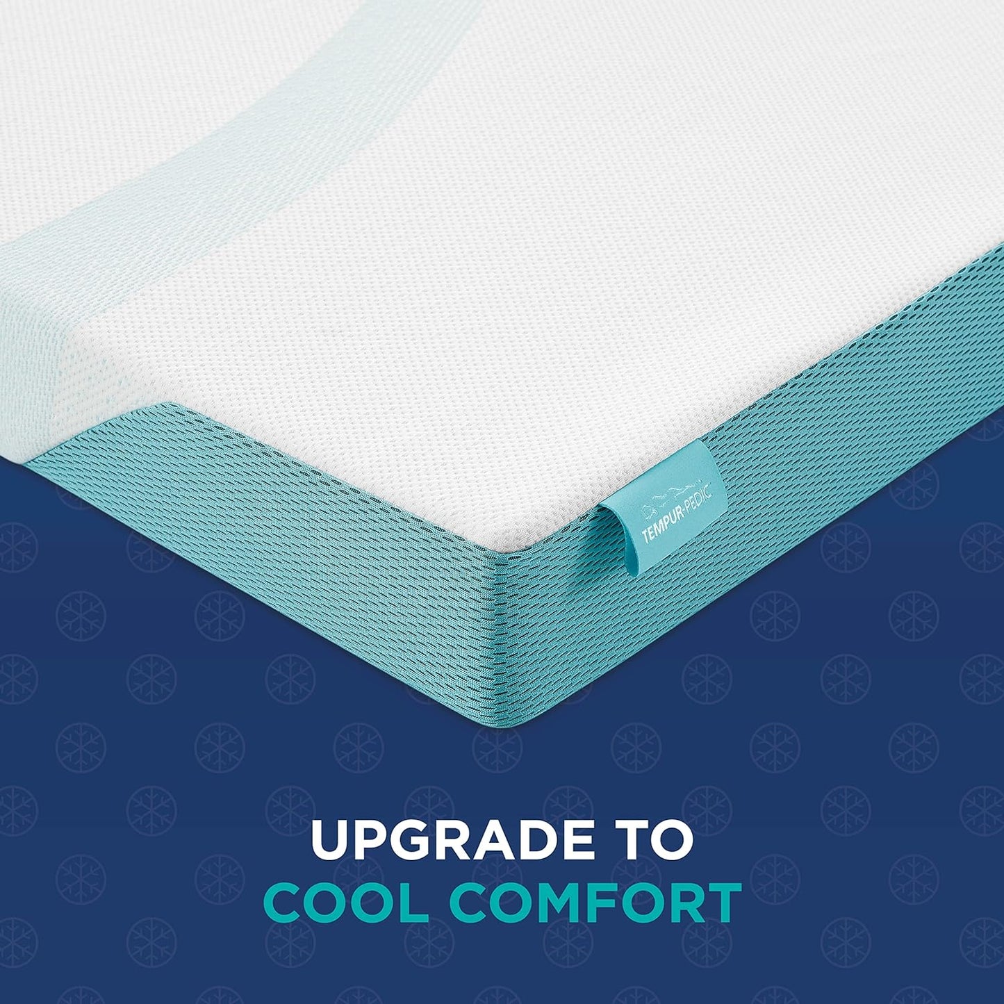 Tempur-Adapt + Cooling 3-Inch King Mattress Topper Medium Luxury Premium Foam, Washable Cover, Medium Cooling Topper,White