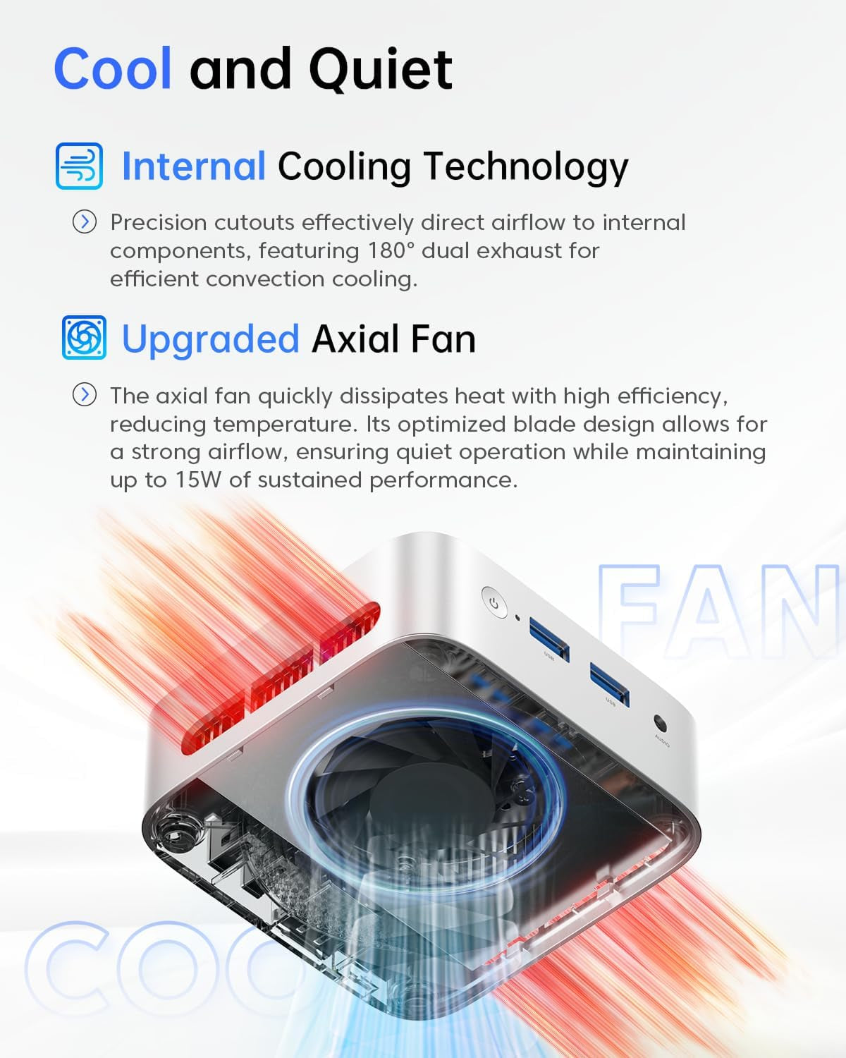 V1 Mini PC Computers, Intel Twin Lake N150(Turbo 3.6Ghz), 16GB DDR4 RAM 1TB M.2 SSD Mini Desktop Computer, 4K HDMI Dp/2Xusb3.2 Wifi6/Bt5.2, VESA Gbe, Htpc/Business Office Micro Pc