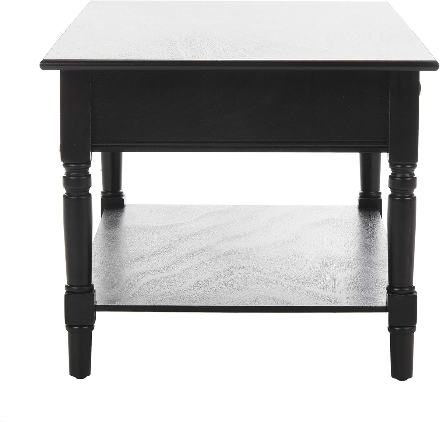Home Collection Boris Distressed Black Coffee Table