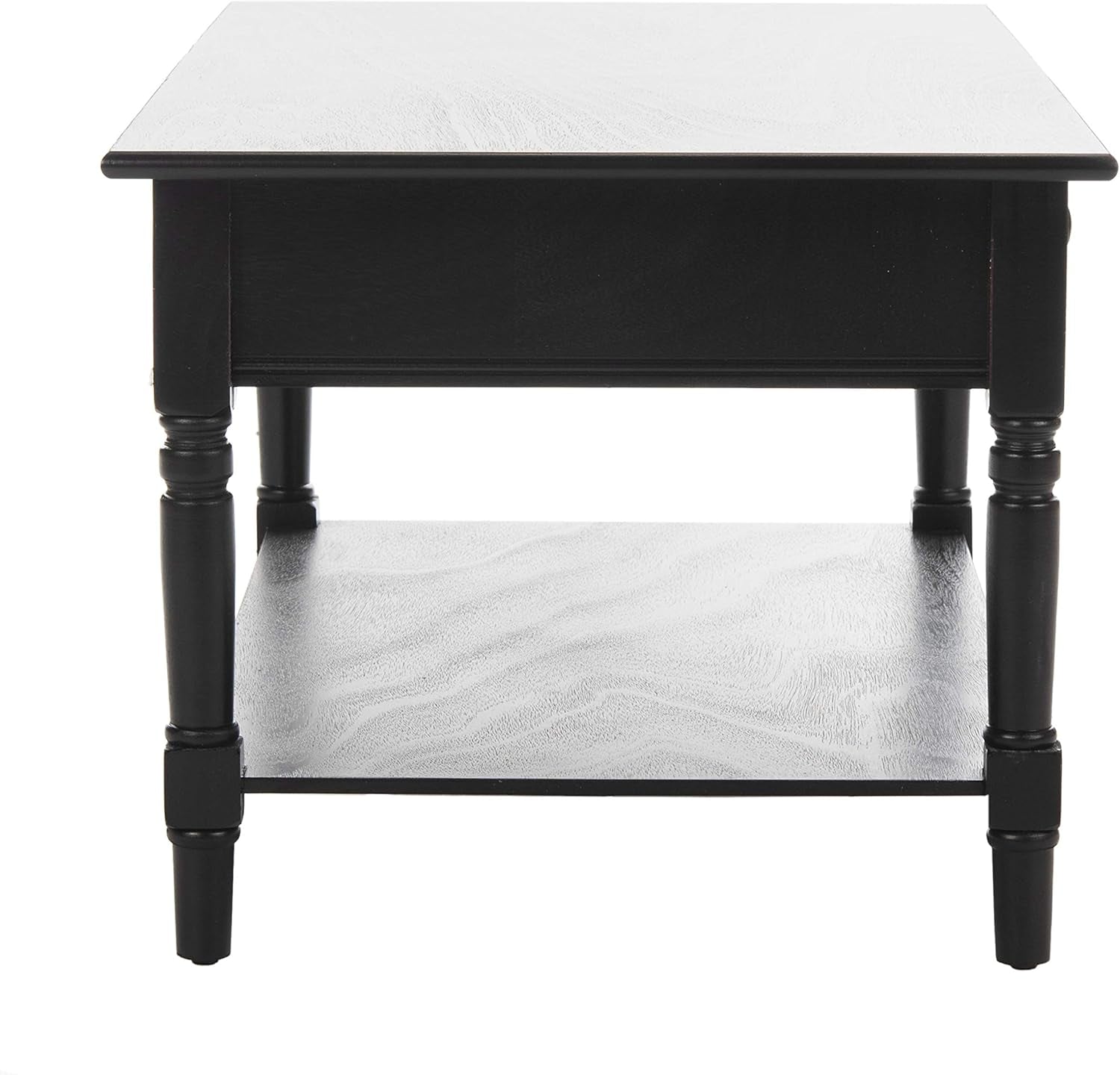 Home Collection Boris Distressed Black Coffee Table