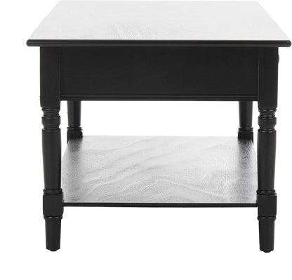 Home Collection Boris Distressed Black Coffee Table