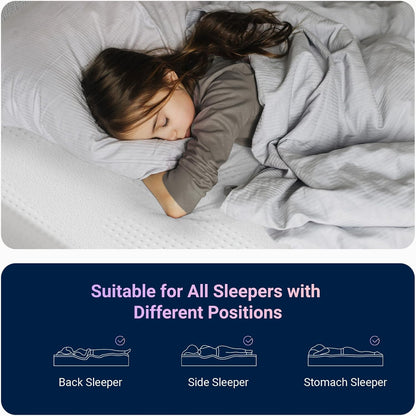 Twin Mattress, 5 Inch Twin Size Mattress for Kids, Gel Memory Foam Mattresses for Cooling Night Sleep & Pressure Relief, Colchones Fiberglass Free Certipur-Us Certified