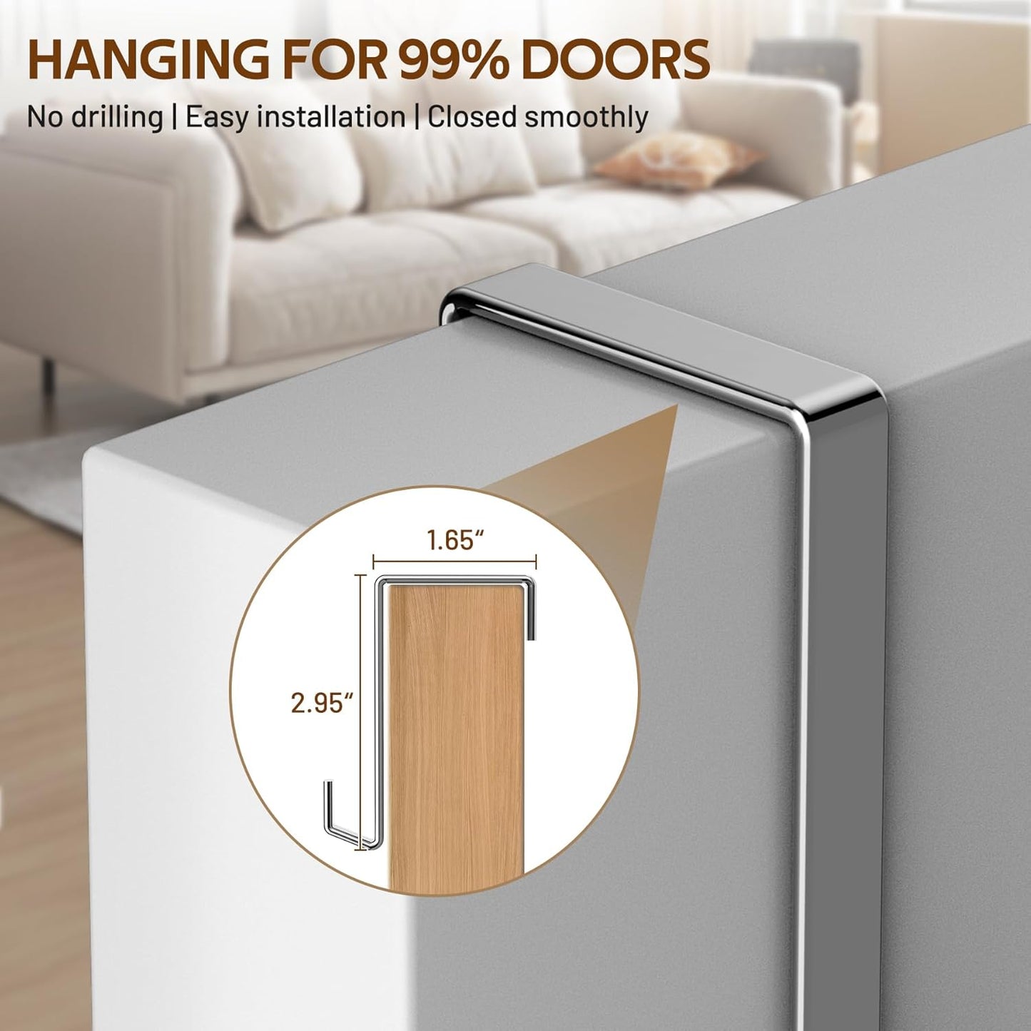 30 Pairs over the Door Shoe Organizer Breathable Mesh Hanging Shoe Rack for Closet Storage with Wide Deep Pockets 10 Tier Shoes Holder Fit All the Family'S Sneakers, Boots, Heels, White