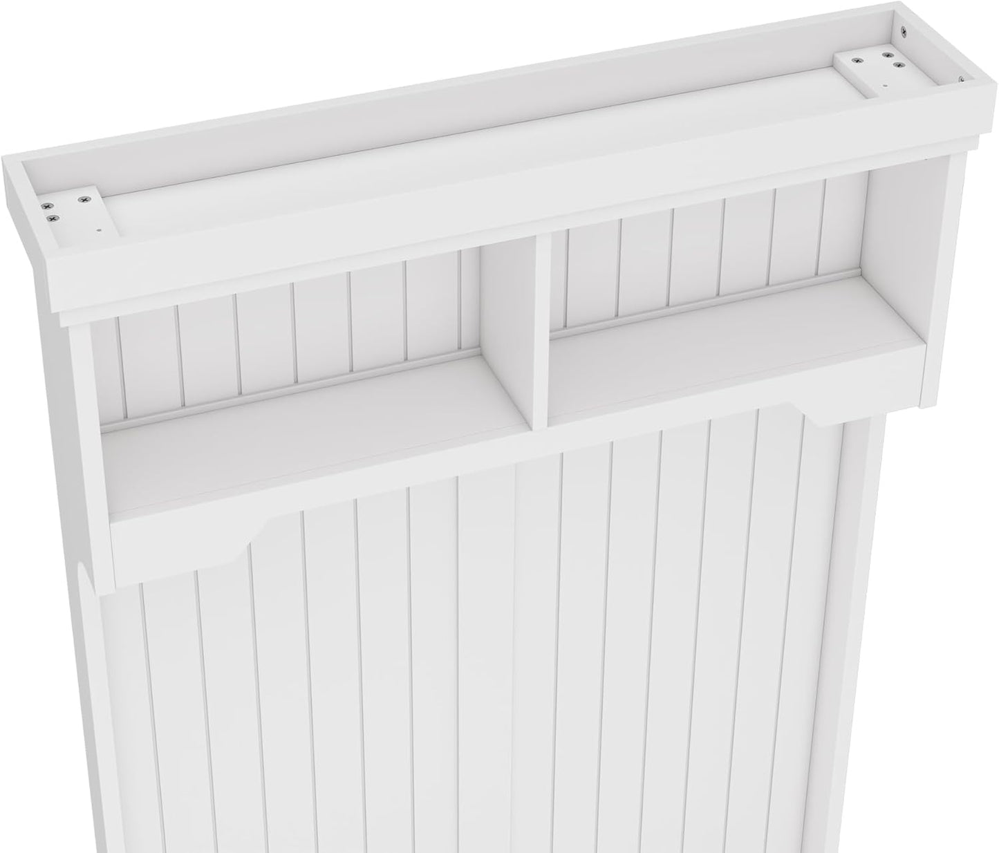 Hall Tree with Bench and Shoe Storage Shelf, Wood Hall Tree with 3 Hooks/Mudroom Bench with Storage and Hooks, Wood Hall Trees for Entryway, Hallway, Living Room, White