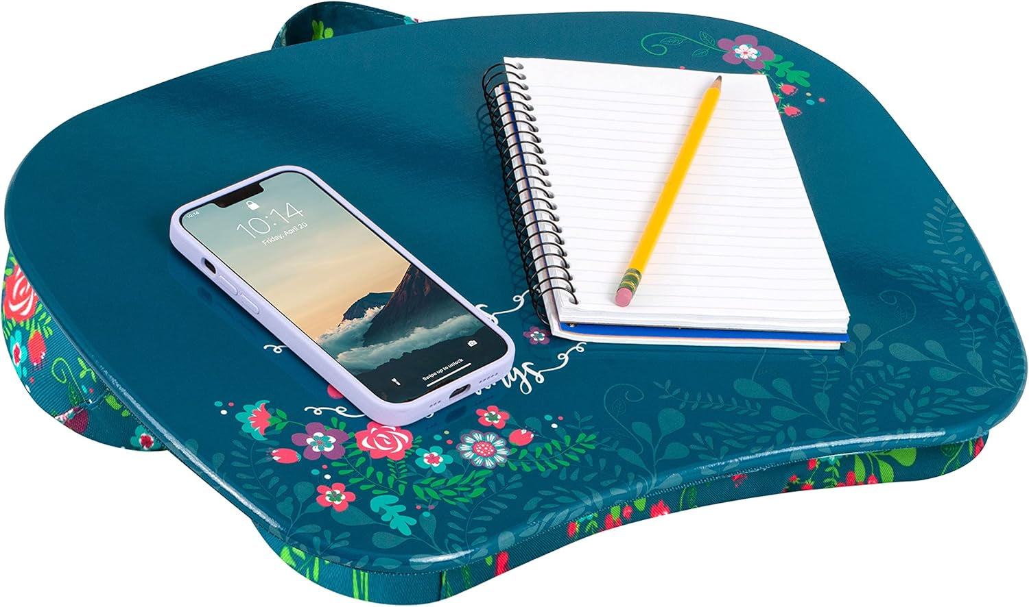 Mystyle Portable Lap Desk with Cushion - Big Ideas - Fits up to 15.6 Inch Laptops - Style No. 45311