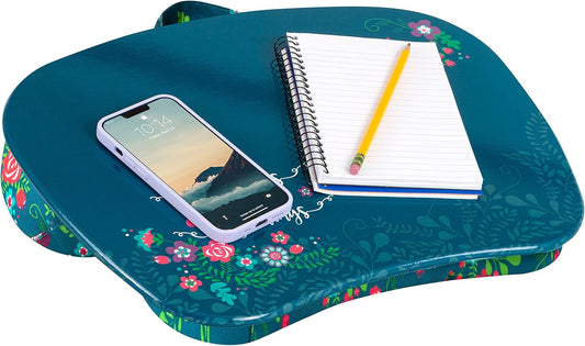 Mystyle Portable Lap Desk with Cushion - Big Ideas - Fits up to 15.6 Inch Laptops - Style No. 45311