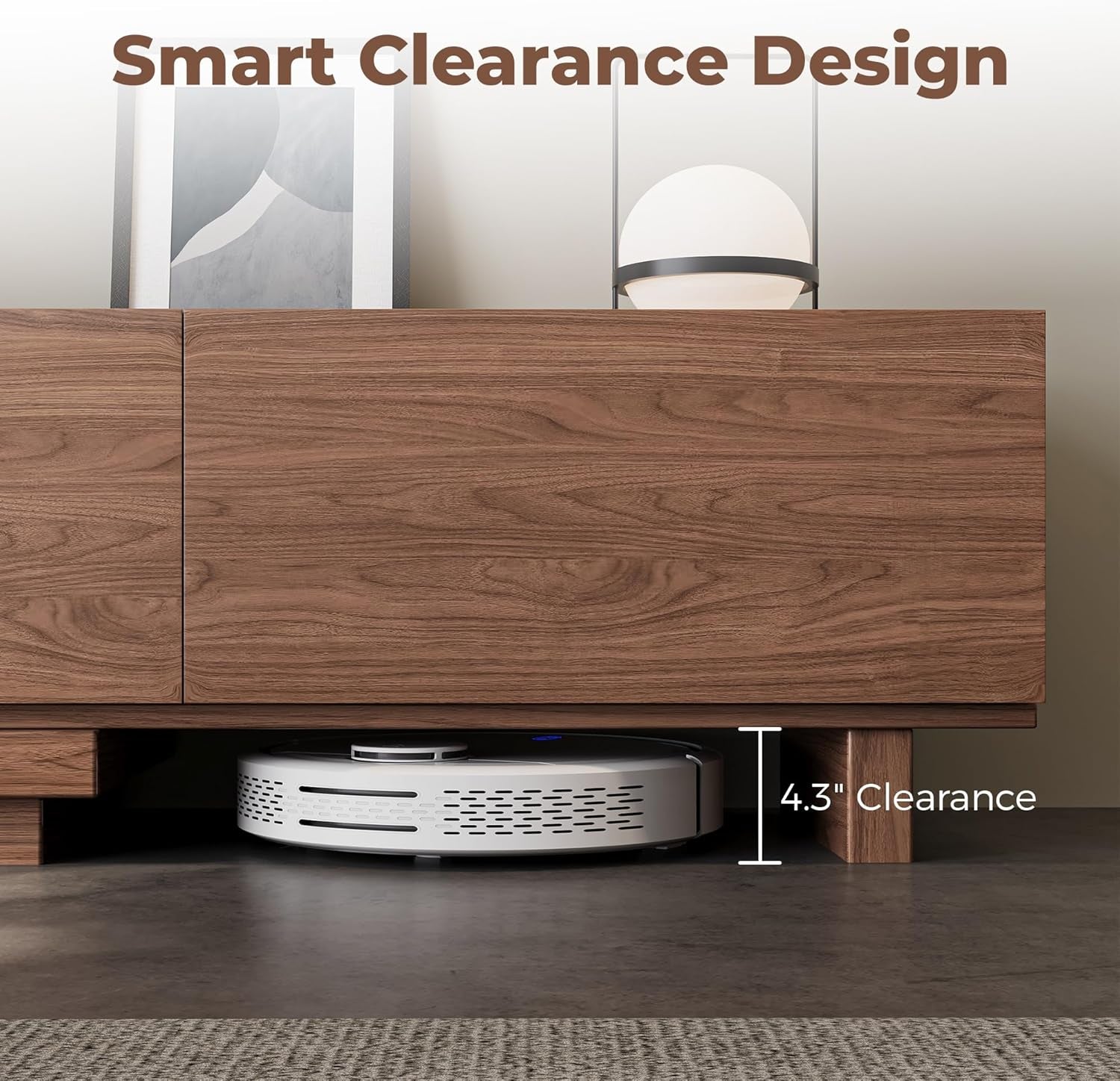 Extendable TV Stand for 65-100 Inches Tvs – Walnut Entertainment Console with 3 Drawers & 1 Storage Compartment, Adjustable Length 68.5''-98.4'' (Walnut, 68.5''-98.4'')