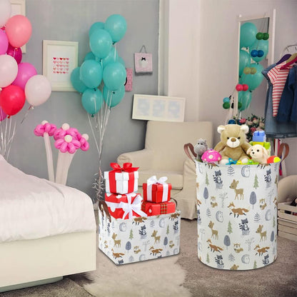 Laundry Hamper, Laundry Basket, Waterproof Storage Bin for Bedroom, Clothes Organizer Basket, Books Box, Room Decor(Animal)