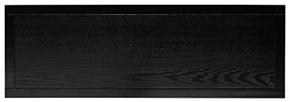 SAFAVIEH Karel TV Stand for up to 55" Flatscreen – Coastal Black & Light Natural, 2 Doors, Fully Assembled Entertainment Media Console (MED2100A)