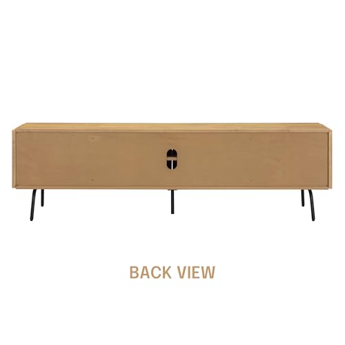 Mossic TV Media Cabinet with 4 Doors for TVs, view 8