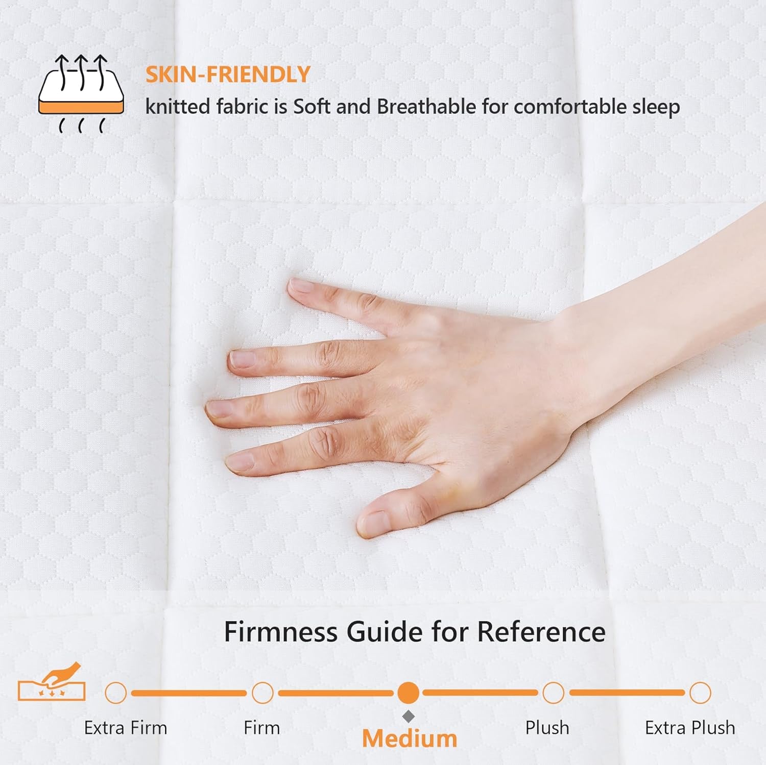 Queen Mattress 14 Inch, Hybrid Mattress Queen Size in a Box, Pressure Relief Gel Memory Foam and Motion Isolation Pocket Springs, Certipur-Us, 365-Night Trial, Medium Firmness