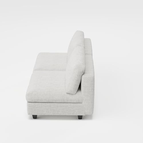 Comfy Chenille Upholstered Reversible Storage Chaise Lounge Indoor for Living, view 7