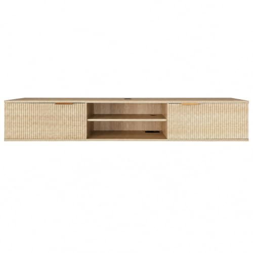 70" Floating TV Stand, Wall Mounted for TVs Up to 80", view 2