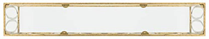 Safavieh Home Carina Gold Foil and Glass Console Table