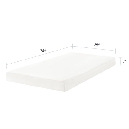 5 Inch Memory Foam Mattress, Medium Firm, Cooling Gel Infused, view 3