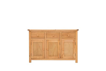 Solid Wood Long Sideboard Measuring 47" x 16" x 32" - MS405 (Natural/Waxed), view 4