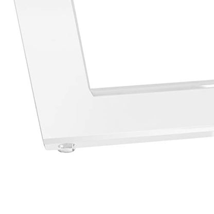 Safavieh Couture Home Hermina Glam Silver Acrylic Glass Top Coffee Table