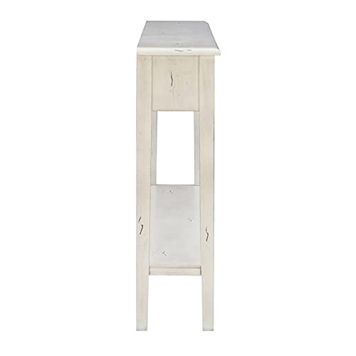 Powell Furniture Sadie Cream Long Storage Console Table, Multicolor