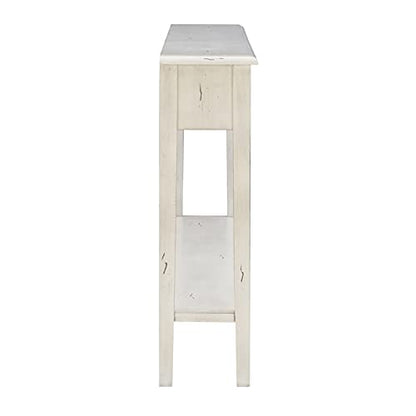 Powell Furniture Sadie Cream Long Storage Console Table, Multicolor