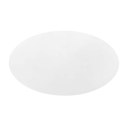 Lippa Oval Dining Table Solid Wood White Finish Modern Kitchen Room Entertaining Home Furniture Quality Stylish Elegant Durable Refined Versatile Contemporary