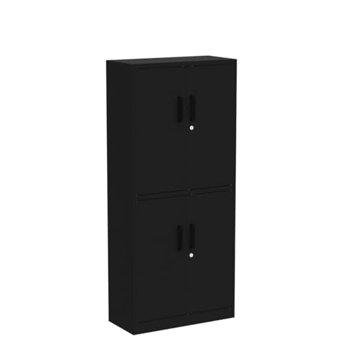 Metal Storage Cabinet with 3 Adjustable Shelves and 4 Doors, view 7