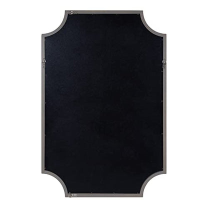 Hogan Farmhouse Wall Mirror; 20 x 30; Gray; Decorative Traditional Wall Decor