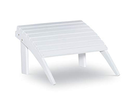 Adirondack, White Ottoman