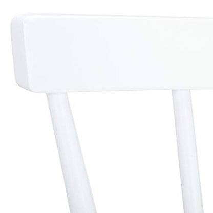 SAFAVIEH Home Collection – Winona Set of 2 White Windsor Farmhouse Dining Chairs, Spindle Back Wood Chairs, Classic Casual Seating (DCH8500B-SET2)