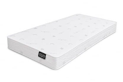 Water-Resistant 6-Inch Hybrid Continuous Coil Spring Mattress with Comfort Foam, view 3