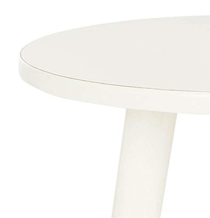 Safavieh Home Orion Modern Antique White Round Accent Table