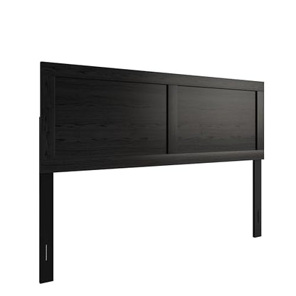 Queen Headboard, Wood Grain Panel Design, Adjustable Height, Easy Assembly, view 5