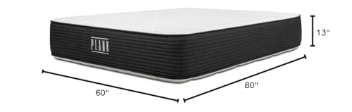 Brooklyn Bedding Plank Firm Luxe 13" Queen Hybrid Mattress|Breathable Materials, view 3