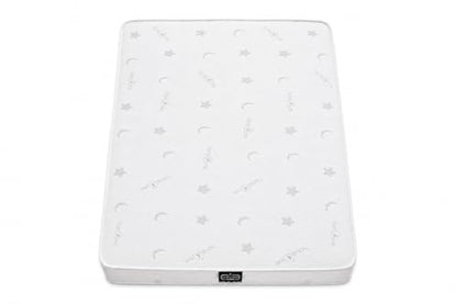 Water-Resistant 6-Inch Hybrid Continuous Coil Spring Mattress with Comfort Foam, view 4