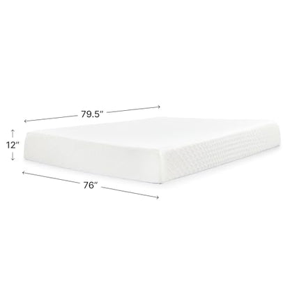 Signature Design by Ashley 12 Inch King Memory Foam Mattress in a Box, view 3