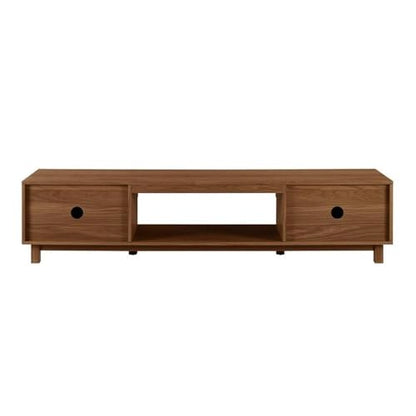 Arundo Fluted TV Stand for TVs up to 80 Inches, 70" TV Stand, Mocha, view 7