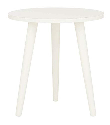 Safavieh Home Orion Modern Antique White Round Accent Table