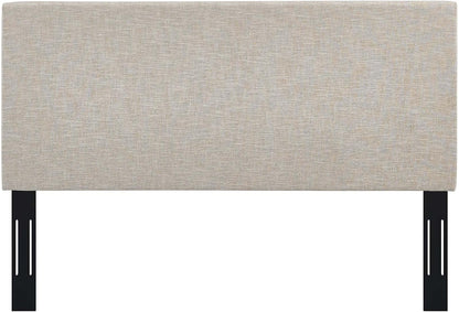 Claire Linen Fabric Upholstered King and California King Headboard in Beige