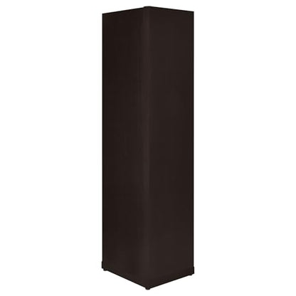 Coaster Home Furnishings - Alder - Engineered Wood - 6-Shelf Tall Corner Bookcase with Leveling Glides, Modern Design, Transitional Style - Living Room and Home Office - 71-Inch - Cappuccino - 800270