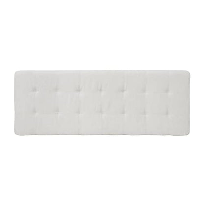 Mission Fabric Storage Ottoman, Light Grey