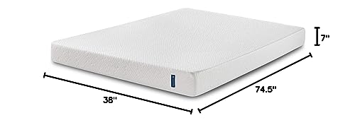 7" Cooling Gel Memory Foam Mattress, Twin Size Mattress, Medium-Firm, view 3