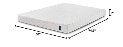 7" Cooling Gel Memory Foam Mattress, Twin Size Mattress, Medium-Firm, view 3