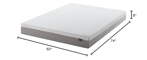 8 Inch Short Queen Ultima RV Memory Foam Mattress, Medium Firm Feel, view 3