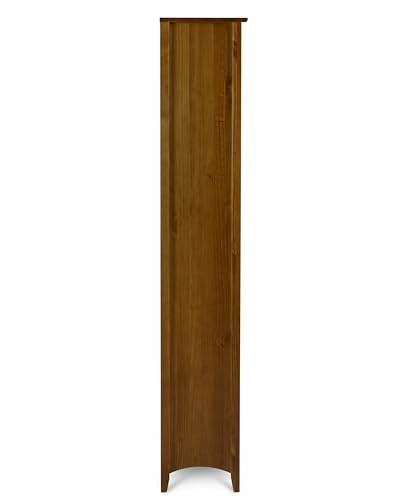 Shaker Style 6 Shelf Bookcase / Solid Wood / 72 inch Tall / Adjustable Shelving, view 5